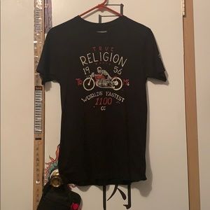 True Religion “Worlds Fastest” logo t-shirt,..